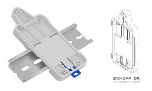 Sonoff DR Bandeja de riel DIN Soporte de caja de riel montado ajustable Solución de montaje en rack Automatización inteligente del hogar con características WiFi - Product Image 3