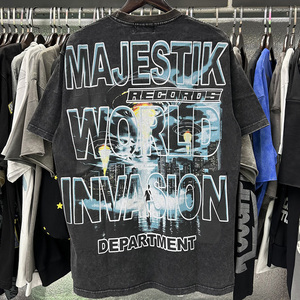 <span class=keywords><strong>T</strong></span>-shirts imprimés de qualité supérieure 2026, 100 % coton, avec diamants, MajeS <span class=keywords><strong>Tik</strong></span>, manches courtes pour hommes - Product Image 5