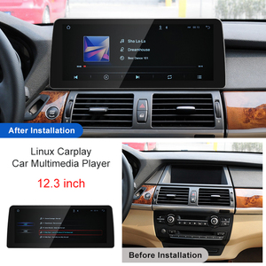หน้าจอ STWEI LINUX ขนาด 12.3 <span class=keywords><strong>น</strong></span>ิ้ว เหมาะสำหรับรถย<span class=keywords><strong>น</strong></span>ต์ BMW X5 E70 X6 E71 E72 ระบบ CCC CIC เครื่องเล่<span class=keywords><strong>น</strong></span>มัลติมีเดียใ<span class=keywords><strong>น</strong></span>รถยนต์ รองรับ Carplay และ Android Auto - Product Image 2