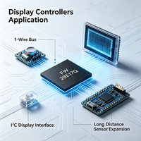 Interfaz IC FW28E17Q, Puente de Comunicación Maestro 1-Wire a I²C, Velocidades de Comunicación de 77kbps a 400kHz para Controladores de Pantalla