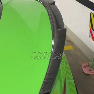 Alerón Trasero Estilo M4 para A3 S3 RS3 Limusina 8Y Sedán, Decoración de Apariencia, Alerón de Maletero 2021-2024, Fibra de Carbono Negro Brillante - Product Image 5