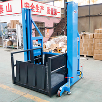 Plateforme élévatrice mobile portative en acier à haute teneur en manganèse, alimentée par courant alternatif, pour déchargement de conteneurs, capacité de charge 2-3T, 1700mm