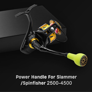 Empuñadura para carrete de pesca, mango verde TPE de 66mm para Slammer Spinfisher 2500 4500, accesorio de pesca con señuelos - Product Image 2