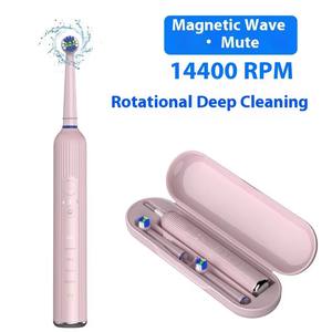 Sikat Gigi Elektrik Putar Model Baru Lembut Tahan Air Nirkabel Ultrasonik Kustom Oral Ole Ping Grosir Pabrik - Product Image 4