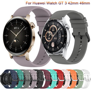 Bracelet en Silicone pour Huawei <span class=keywords><strong>Watch</strong></span> GT3 GT2 2 <span class=keywords><strong>42mm</strong></span> 46mm montre intelligente <span class=keywords><strong>Honor</strong></span> <span class=keywords><strong>Magic</strong></span> <span class=keywords><strong>Watch</strong></span> bracelet de rechange - Product Image 2