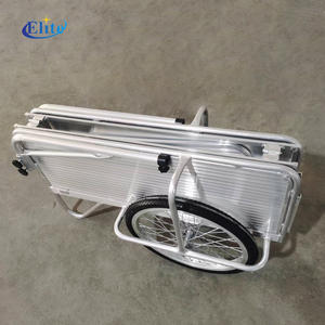 एल्यूमीनियम उद्यान केंद्र नर्सरी परिवहन वैगन तह गाड़ी - Product Image 5