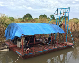 실제 채굴용 제트 흡입식 모래 준설선 강 모래 흡입 미니 준설선 - Product Image 3