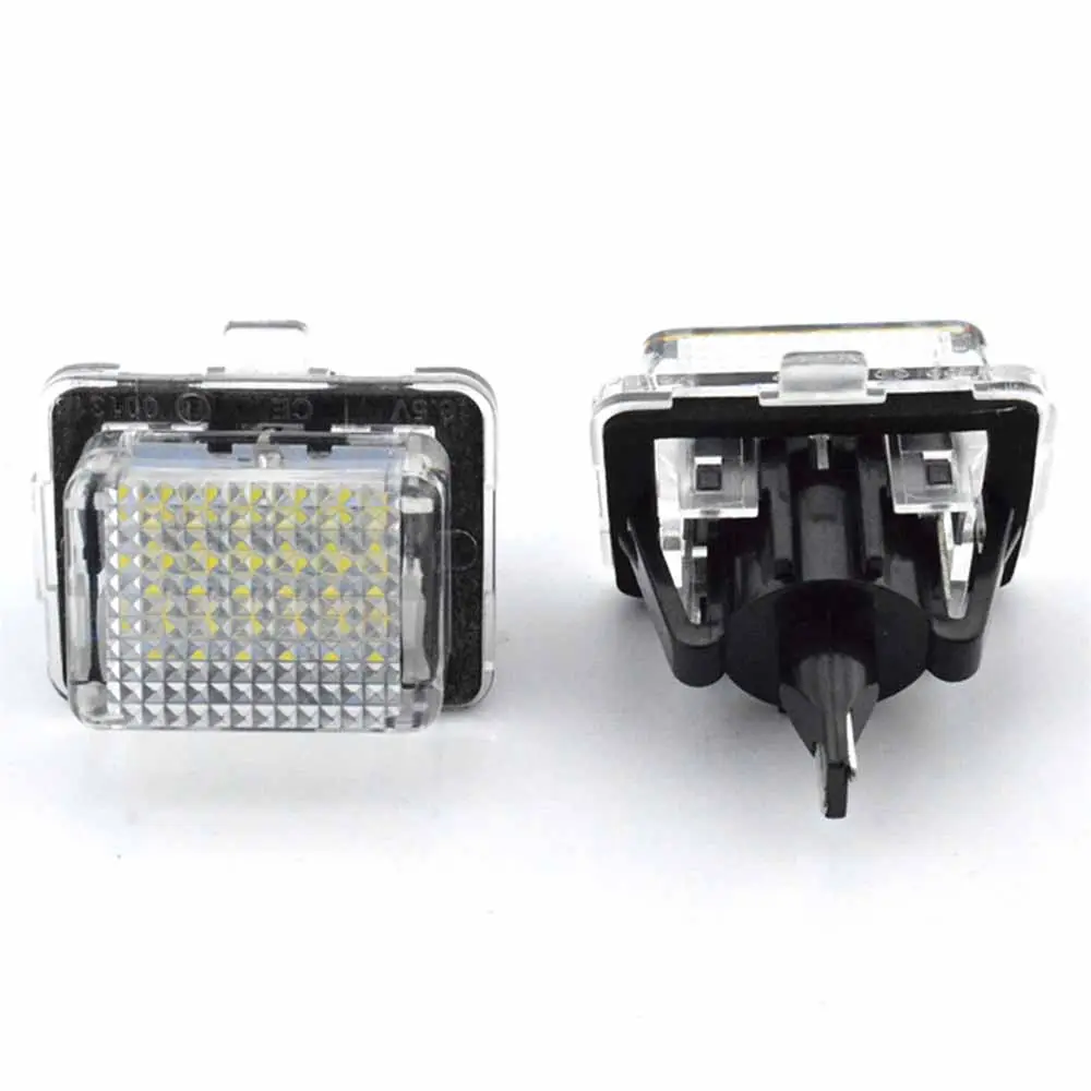 Error Free 12V 18 SMD Car LED White License Number Plate Light Lamp For Mercedes/Benz W204 W221 W212 W216