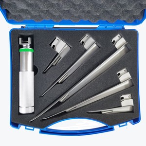 Ent Halogen/sợi quang đèn thú y kiểm tra laryngoscope với 5 lưỡi cho các loại khó khăn của động vật - Product Image 1
