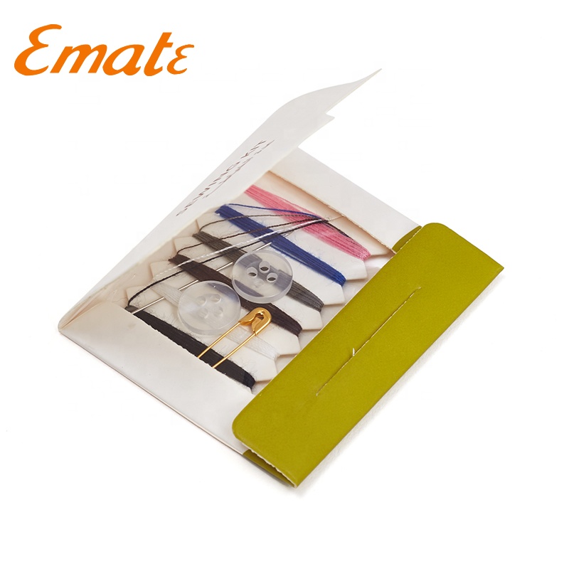 Высококачественный гостиничный швейный набор без пластикового швейного комплекта для отеля