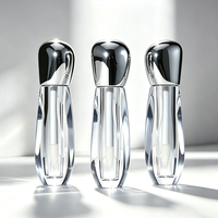 Tube de brillant à lèvres rond LMX en promotion, 2 ml, vide, avec applicateur, en plastique, de l'usine chinoise d'emballages cosmétiques