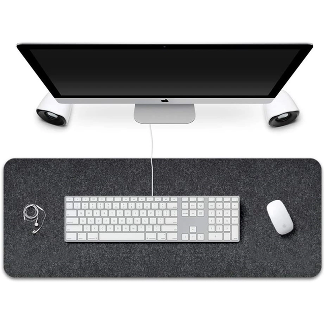 Wholesale Felt Office Desk Mouse Mat Anti Slip Felt Desktop Mats Desk Mat