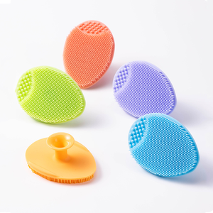 Venta al por mayor Masajeador <span class=keywords><strong>facial</strong></span> Depurador de limpieza profunda Almohadilla exfoliante Cepillo de limpieza <span class=keywords><strong>facial</strong></span> de silicona - Product Image 1