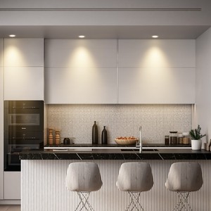 Lámpara de Techo Empotrada LED Comercial, Aluminio Negro, 4100K Blanco Neutro, CA 220V, IP20, Ra90, Regulable, 50000H de Vida Útil - Product Image 3