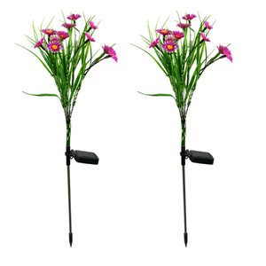2 PC Lamp Solar <strong>Wild</strong> Chrysanthemum Light LED Flower Lawn Stake Lamp Outdoor Waterproof for Home Garden Yard <strong>Path</strong> Decoration - Product Image 6