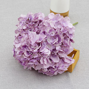 JAD新设计白色绣球花人造婚礼花5头绣球花圣诞新年万圣节返校 - Product Image 4