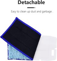 Tête de balai serpillère plate en microfibre légère à séchage rapide, remplaçable, pour nettoyage domestique, prix de gros