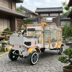 Cercueil vintage de haute qualité avec accessoires funéraires, voiture funéraire classique pour cérémonie, véhicule électrique / cercueil funéraire - Product Image 1