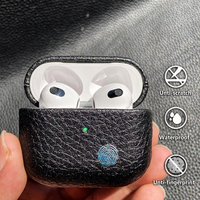 Étui en cuir PU de mode pour Airpods Pro couverture de Style de concepteur de luxe pour Airpod2 Gen3 étui pour écouteurs de marque logo personnalisé populaire