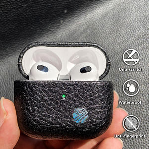 Étui en cuir PU de mode pour <span class=keywords><strong>Airpods</strong></span> <span class=keywords><strong>Pro</strong></span> couverture de Style de concepteur de luxe pour Airpod2 Gen3 étui pour écouteurs de marque logo personnalisé populaire - Product Image 2