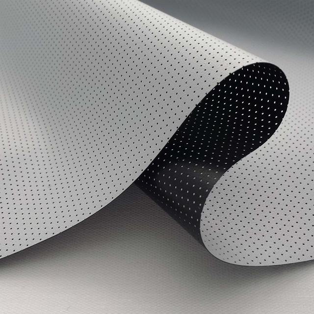 Future Perforated Acoustic Projector Screen White Gray Material HD Acoustically Transparent Sound Transparent Projector Screen