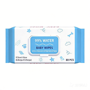 Lingettes humides douces sans alcool de qualité supérieure, lingettes pour bébés, lingettes à l'eau, produits d'hygiène pour les soins quotidiens de la peau - Product Image 2
