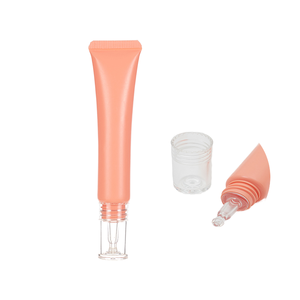 Su misura per la confezione di balsamo per le labbra con tubo di lucidalabbra <span class=keywords><strong>bianco</strong></span> in plastica lucidalabbra tubo di compressione con serigrafia cosmetica <span class=keywords><strong>rossetto</strong></span> - Product Image 2