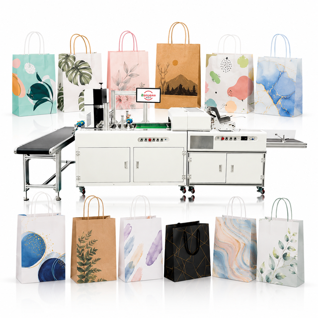 Continuous Digital Inkjet Printer Automatic New Commercial Food Delivery Coffee Bakery Merchandise Bag Printing System