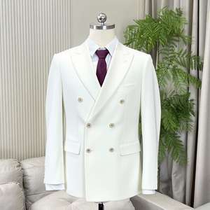 Trajes de negocios personalizados para hombres con alteraciones gratuitas incluidas para reuniones de negociación comercial Artesanía de costura duradera para abogados - Product Image 3