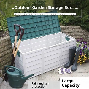 Boîte <span class=keywords><strong>de</strong></span> rangement extérieure Hikeon en PP, pliable, verrouillable, étanche, design moderne, multifonctionnelle, pour <span class=keywords><strong>jardin</strong></span>, balcon - Product Image 2