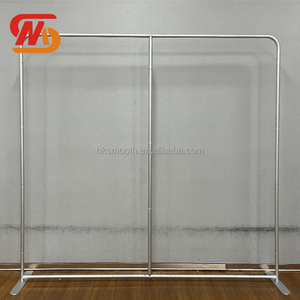 SMOOTH New 3D Printing Fabric Cloth Rectangle Stand Wedding Aluminum <b>Backdrop</b> for Birthday <b>Party</b> Decoration - Product Image 4