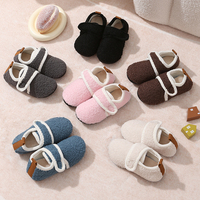Chaussures décontractées confortables en peluche artificielle tendance de style hivernal pour hommes et femmes
