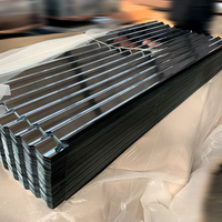 Láminas de Techo Metálicas Corrugadas, Tamaños Estándar 840mm/900mm/750mm de Ancho, Panel de Acero Galvanizado, Corte/Soldadura, Estándar ASTM