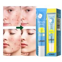 Crème Traitement Anti-Acné et Anti-Imperfections à l'Acide Salicylique, Vitamines C et E – Élimine les Cicatrices d'Acné, Éclaircissante, Blanchissante et Réparatrice pour la Peau