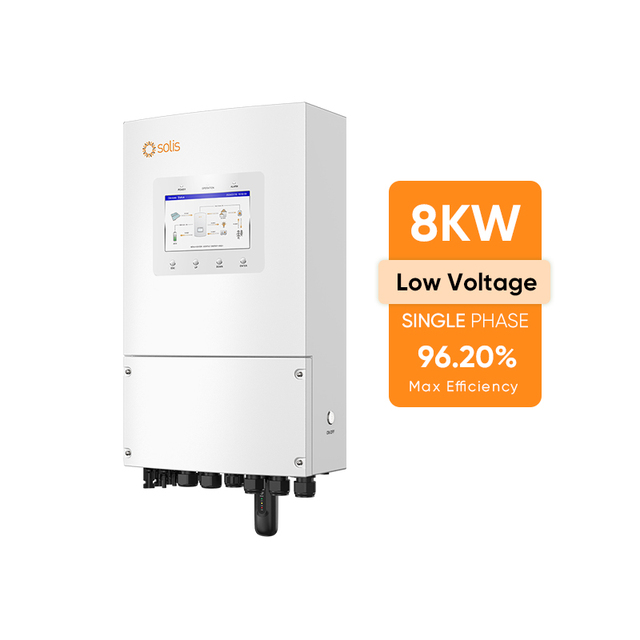 Factory Price High Quality Solis S6-EH1P8K-L-PLUS 8kw Solar Hybrid Inverter Solis Single Phase Hybrid Inverter 8kw