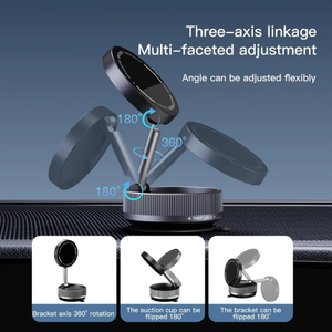 Adjustable Foldable for <strong>iPhone</strong> Car Phone <strong>Holder</strong> Electric Vacuum Magnetic Desk Phone <strong>Holder</strong> for Smooth Surfaces - Product Image 3