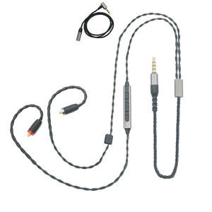 Câble court MMCX pour écouteurs IEM avec télécommande compatible avec les écouteurs <span class=keywords><strong>Shure</strong></span> <span class=keywords><strong>SE846</strong></span> UE900 SE535 SE315 - Product Image 1