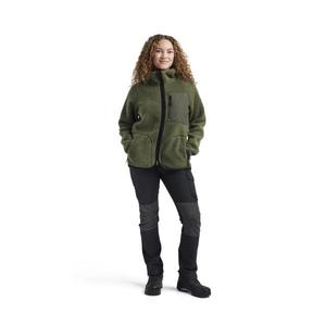 BLAKLADER - 472729554109XS Chaqueta de pelo para mujer Otoño Verde-EAN 7330509851494 CHAQUETAS DE TRABAJO INVIERNO SOFTSHELL Y CHAQUETAS ACOLCHADAS - Product Image 3