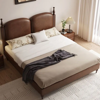 Lit de rangement de luxe moderne haut de gamme avec cadre en cuir véritable, ensemble de chambre à coucher, lit double, king size, queen size, écologique