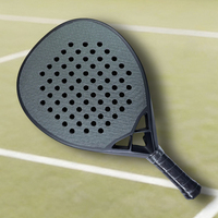 Raqueta de Pádel Personalizada de Fibra de Carbono HEIBO, Fabricante OEM ODM, 12K 18K 24K, Profesional, 38mm 360g, Modelo Padel-100, Venta al Por Mayor