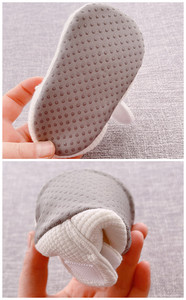 Chaussures de princesse blanches souples pour bébés de 0 à 1 an, avec nœud, pour nouveau-nés, en toile anti-dérapante, à semelle souple, pour les premiers pas - Product Image 6