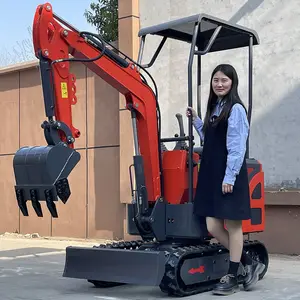 Mini excavadora de cubo de función completa de 2000kg de potencia fuerte de jardín más barata de China con motor EPA de excavadora