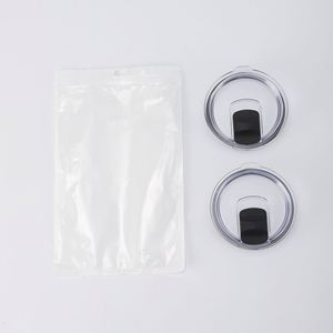 Cross-border Direct Supply of 16oz 20oz 30oz Plastic Leak-proof <b>Car</b> Cup Lid Ice Bully <b>Push</b> Piece Lid Spot - Product Image 2