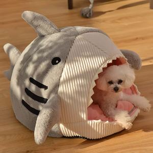 Portable Pet <b>Bed</b> Enclosed Warm cat <b>Bed</b> Cute Kitten Basket Cushion cat Pillow Tent Puppy <b>Nest</b> Cave cat House Supplies - Product Image 5