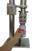 Machine de sertissage et de scellage manuelle pour aérosols REALMAX, machine de scellage semi-automatique pour aérosols, pour spray déodorant, spray capillaire