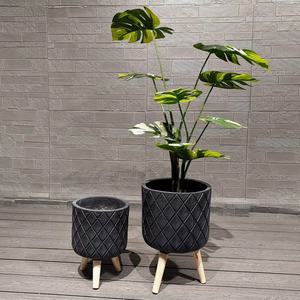 Maceta Pequeña de Fibra de Arcilla para Plantas con Embalaje de Cartón para Venta en Tiendas en Línea, Maceta de Escritorio para Jardín del Hogar - Product Image 4