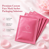Sachets d'emballage cosmétique en plastique mat pour masques faciaux et liquides