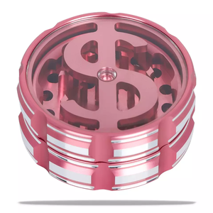 Yiwu JUJI 2022 New Design Custom logo Metal Zinc 4 Piece Layers 63mm Fashion Tobacco Herb Grinder Crusher <strong>Smoking</strong> <strong>Herbal</strong> - Product Image 1