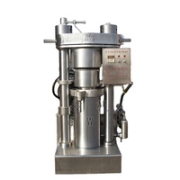 Presse à huile hydraulique automatique en acier inoxydable, machine de pressage à froid et à chaud 380V 60 Kg/H pour olive, soja, noix, sésame