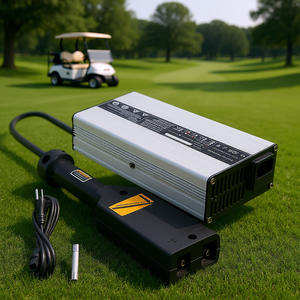 Caricabatterie per golf cart D0100H53HV2 36V 5A con spina tipo D per Club Car Yamaha - Product Image 2